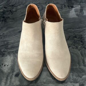 Lucky Brand Tan Leather Ankle Booties 6.5 37